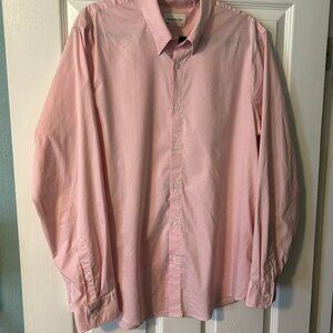 Pink Abercrombie and Fitch Long Sleeve Button Up